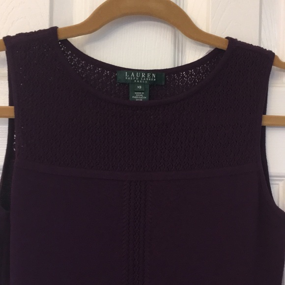 NWT Lauren Ralph Lauren knit sleeveless dress - Picture 2 of 14